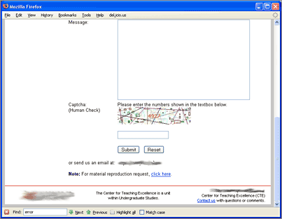 a bewildering captcha